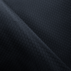 Ткань Оксфорд 300D PU Рип-Стоп СОТЫ, цвет Черный (на отрез)  в Вологде