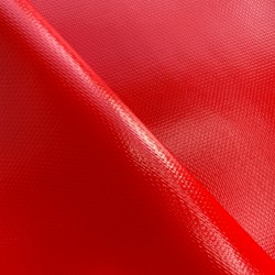 Тентовый материал ПВХ 600 гр/м2 плотная, Красный (Ширина 150см), на отрез  в Вологде, 600 г/м2, 1189 руб