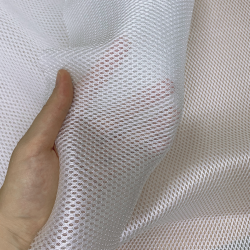 Сетка 3D трехслойная Air mesh 160 гр/м2, цвет Белый (на отрез)  в Вологде