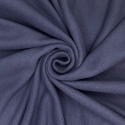 Ткань Флис Односторонний 130 гр/м2, цвет Темно-серый (на отрез)  в Вологде