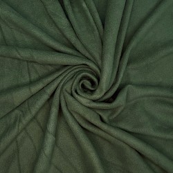 Ткань Флис Односторонний 130 гр/м2, цвет Темный хаки (на отрез)  в Вологде