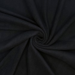 Флис Односторонний 130 гр/м2, цвет Черный (на отрез)  в Вологде