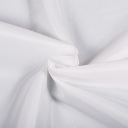 Ткань подкладочная Таффета 190Т, цвет Белый (на отрез)  в Вологде