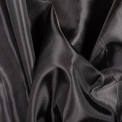 Ткань подкладочная Таффета 190Т, цвет Черный (на отрез)  в Вологде