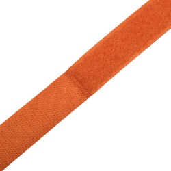 Контактная лента 25мм цвет Оранжевый (велькро-липучка, на отрез)  в Вологде
