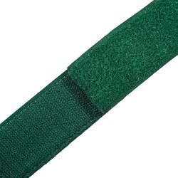 Контактная лента 40мм (38мм)  Зелёный (велькро-липучка, на отрез)  в Вологде