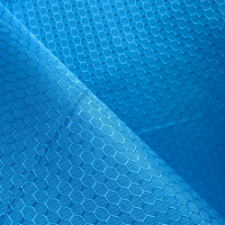 Ткань Оксфорд 300D PU Рип-Стоп СОТЫ, цвет Голубой (на отрез)  в Вологде