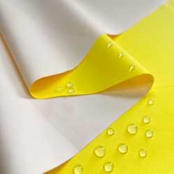 Водонепроницаемая Дышащая Мембранная ткань PU 10'000, цвет Жёлтый (на отрез)  в Вологде