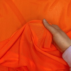 Трикотажная Сетка 75 г/м2, цвет Оранжевый (на отрез)  в Вологде