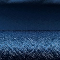 Ткань Блэкаут для штор светозатемняющая 100% &quot;Орнамент Синий&quot; (на отрез)  в Вологде