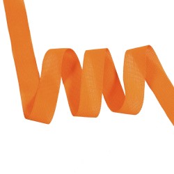 Окантовочная лента-бейка, цвет Оранжевый 22мм (на отрез)  в Вологде